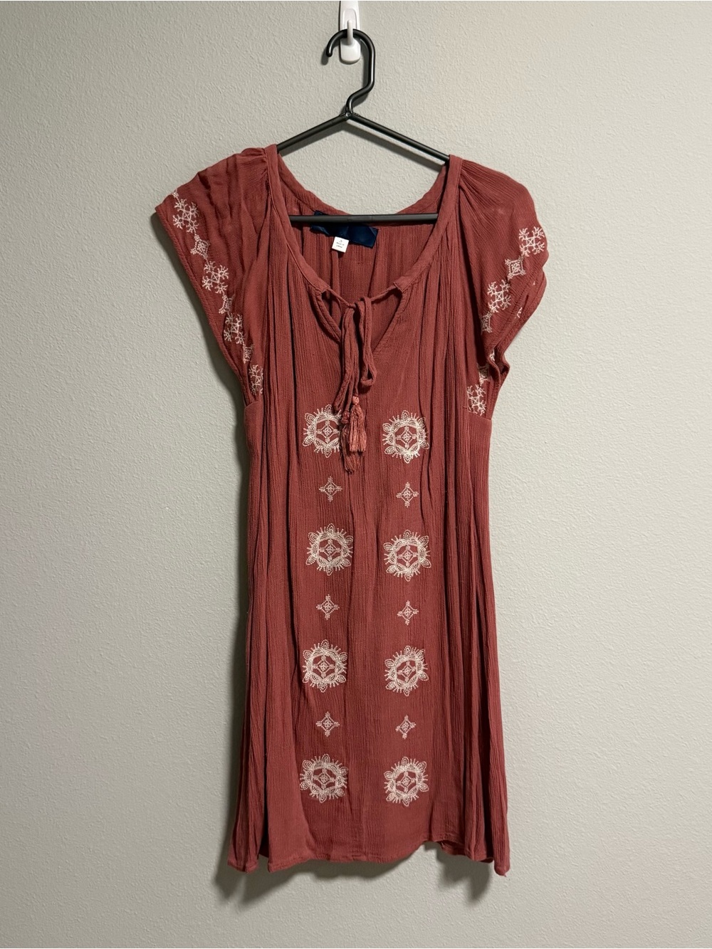 Boho Embroidered Dress